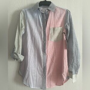 Multi color button down